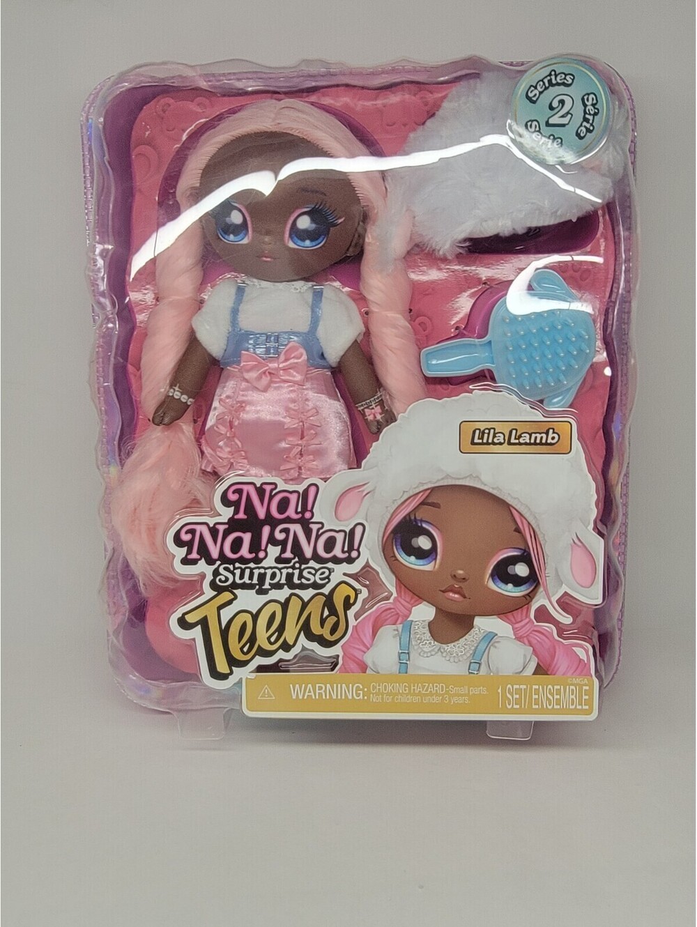 Na! Na! Na! Surprise Teens Fashion Doll Lila Lamb 11 Inch Soft Cuddly Toy NEW